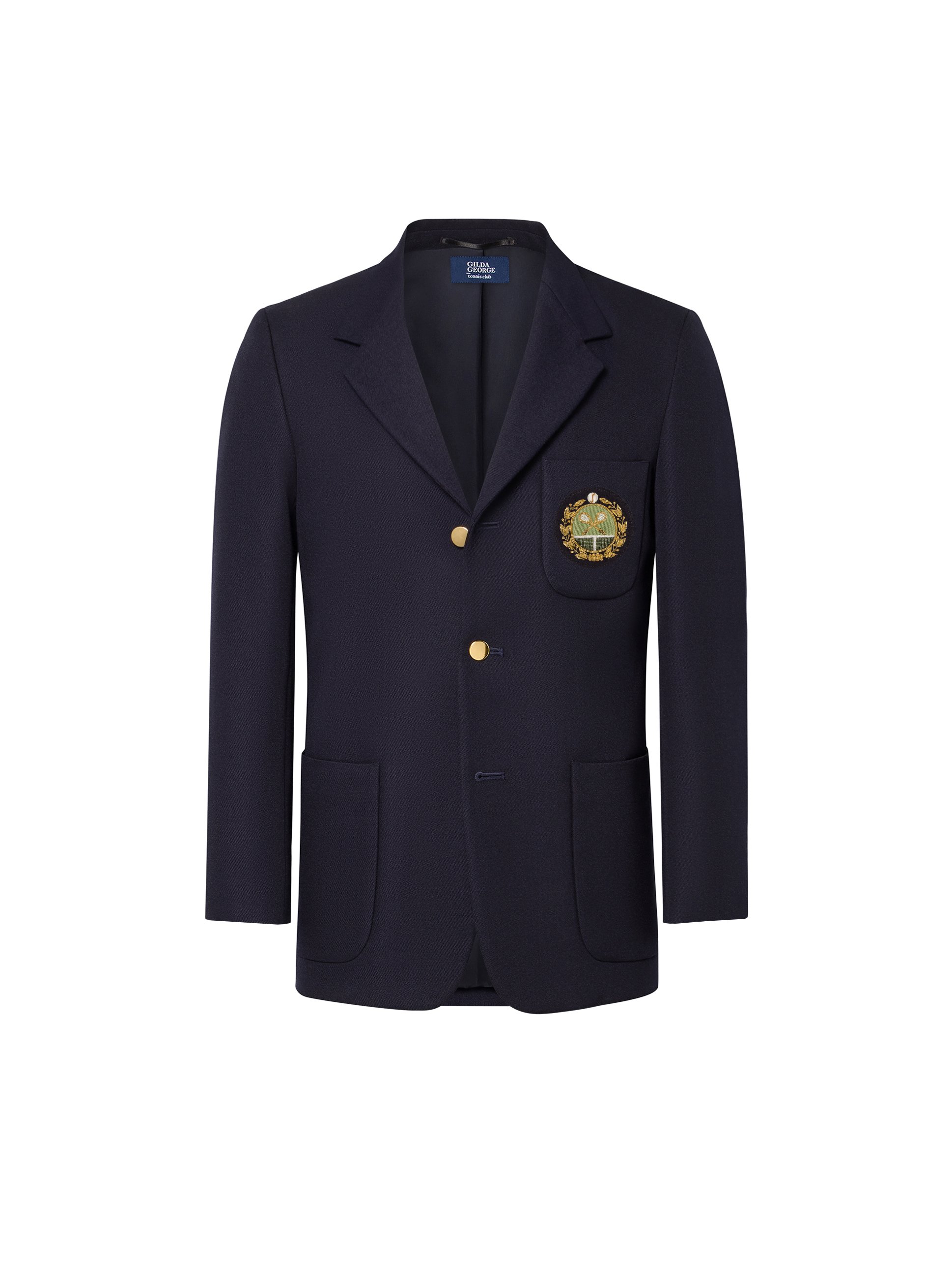 Tennis Club Blazer with a badge2.jpg