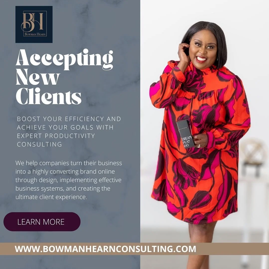 📢 Exciting News! 🚀

Bowman Hearn Consulting Group is thrilled to announce that we are now accepting new clients! 🎉

Our dedicated team of experts is ready to provide you with personalized solutions tailored to your unique needs. With a wealth of e