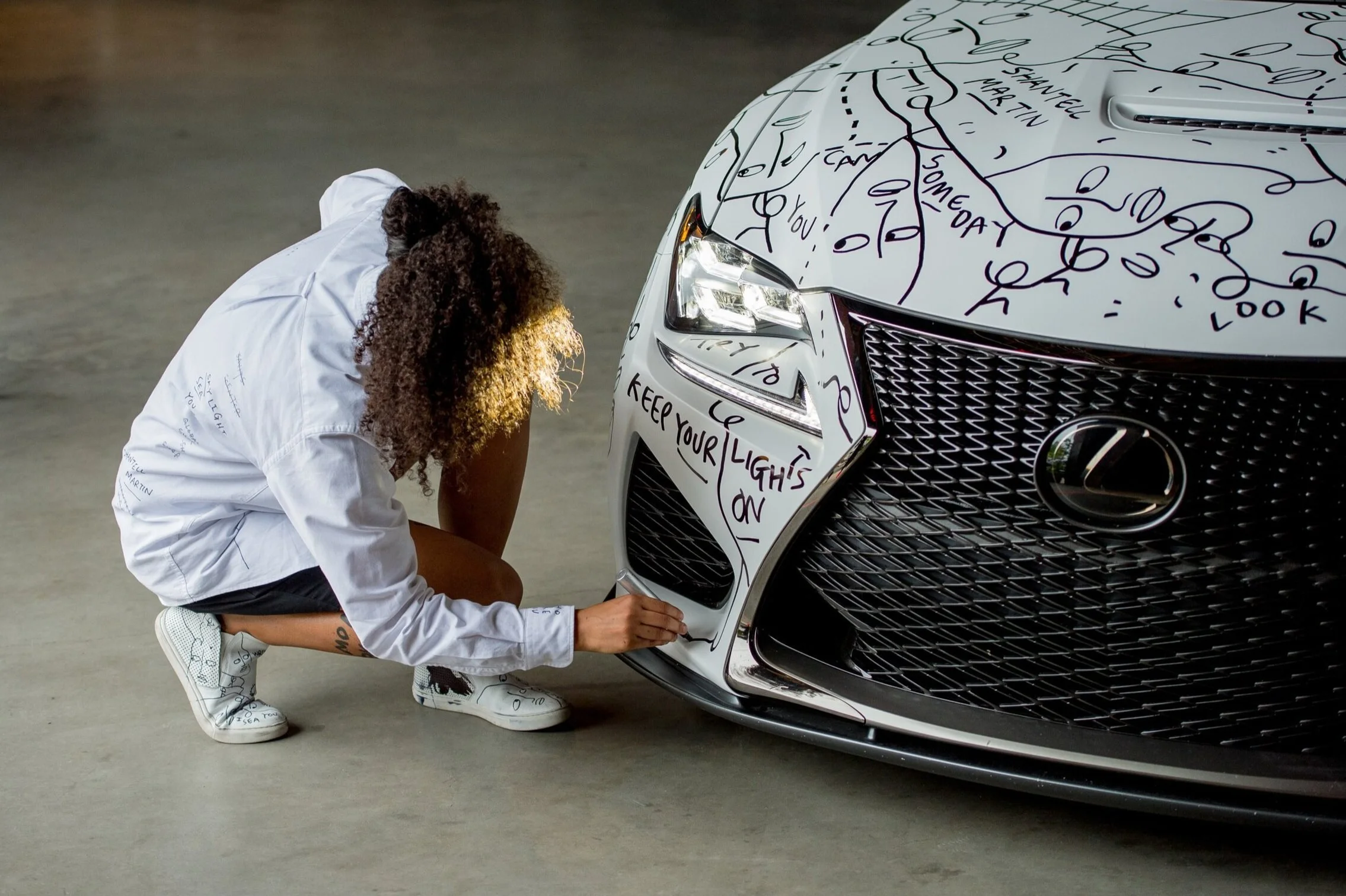 Shantell Martin for NYFW and Lexus