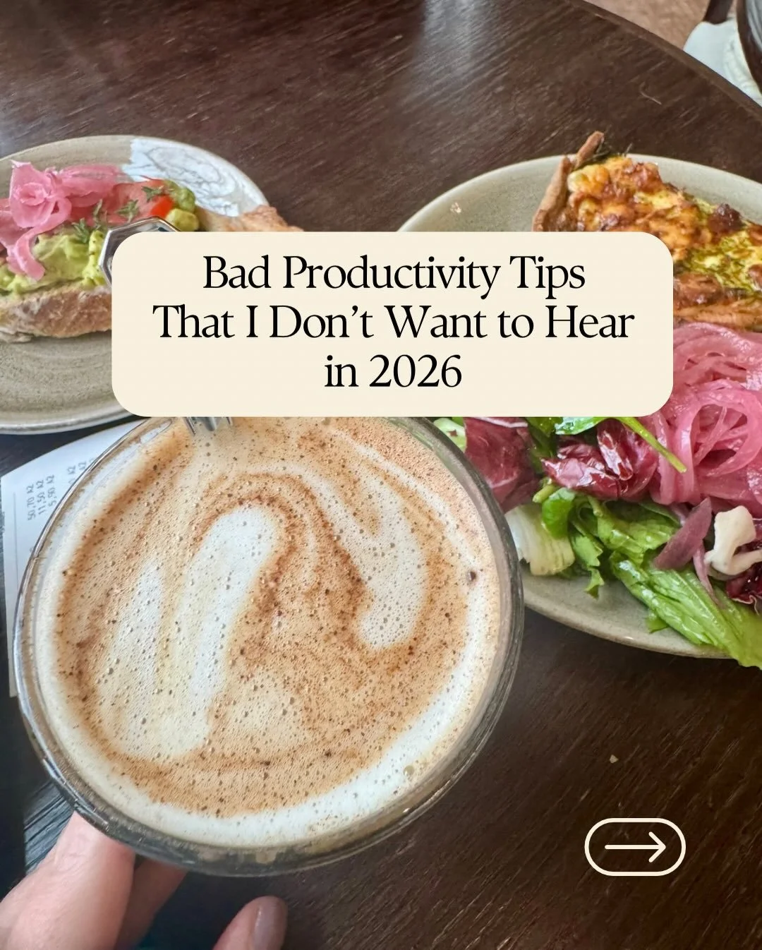 Hot take: a lot of productivity advice is just burnout with better branding.

If your &ldquo;system&rdquo; only works when you&rsquo;re running on adrenaline, it&rsquo;s not a system. It&rsquo;s a cycle. And eventually it breaks. 
In 2026, let&rsquo;