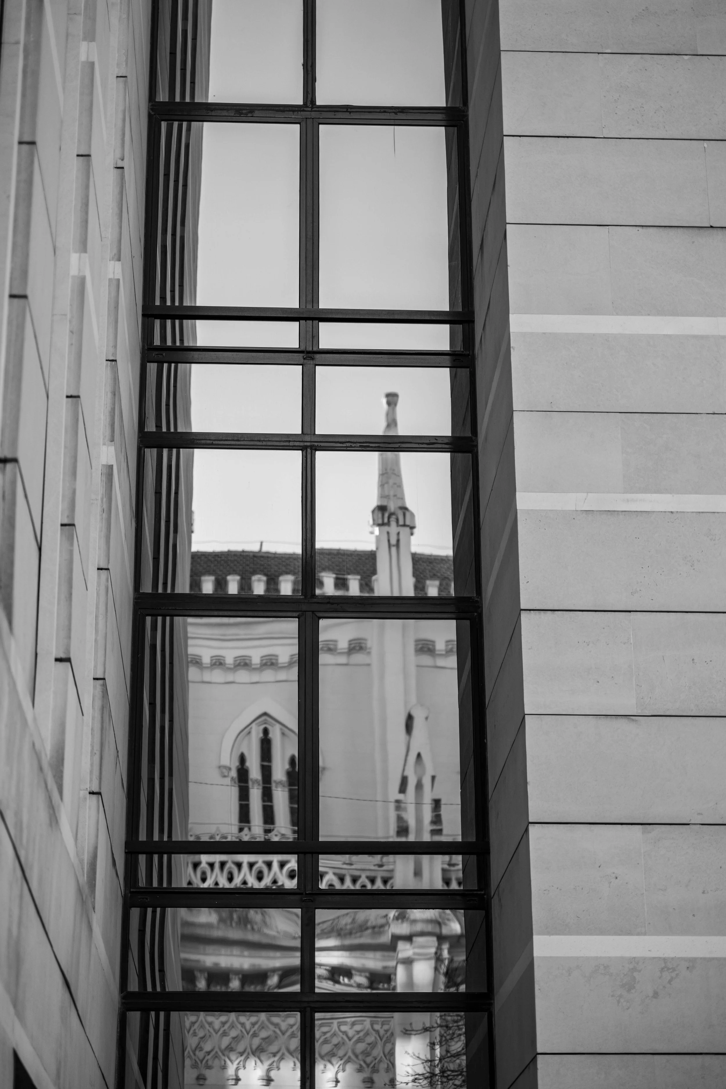 church reflection bw.jpg
