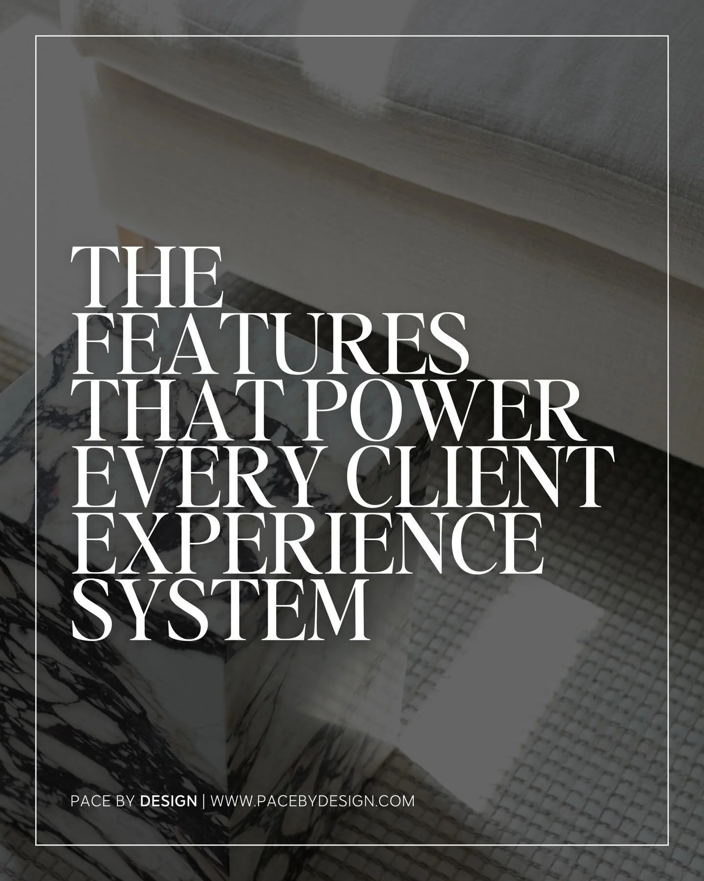 Designers &mdash; if you&rsquo;ve ever felt like your client journey is too manual, too scattered, or too time-consuming, this one&rsquo;s for you.

Inside every streamlined, elevated system is the same trio of power features:

☑️Smart Files that tur