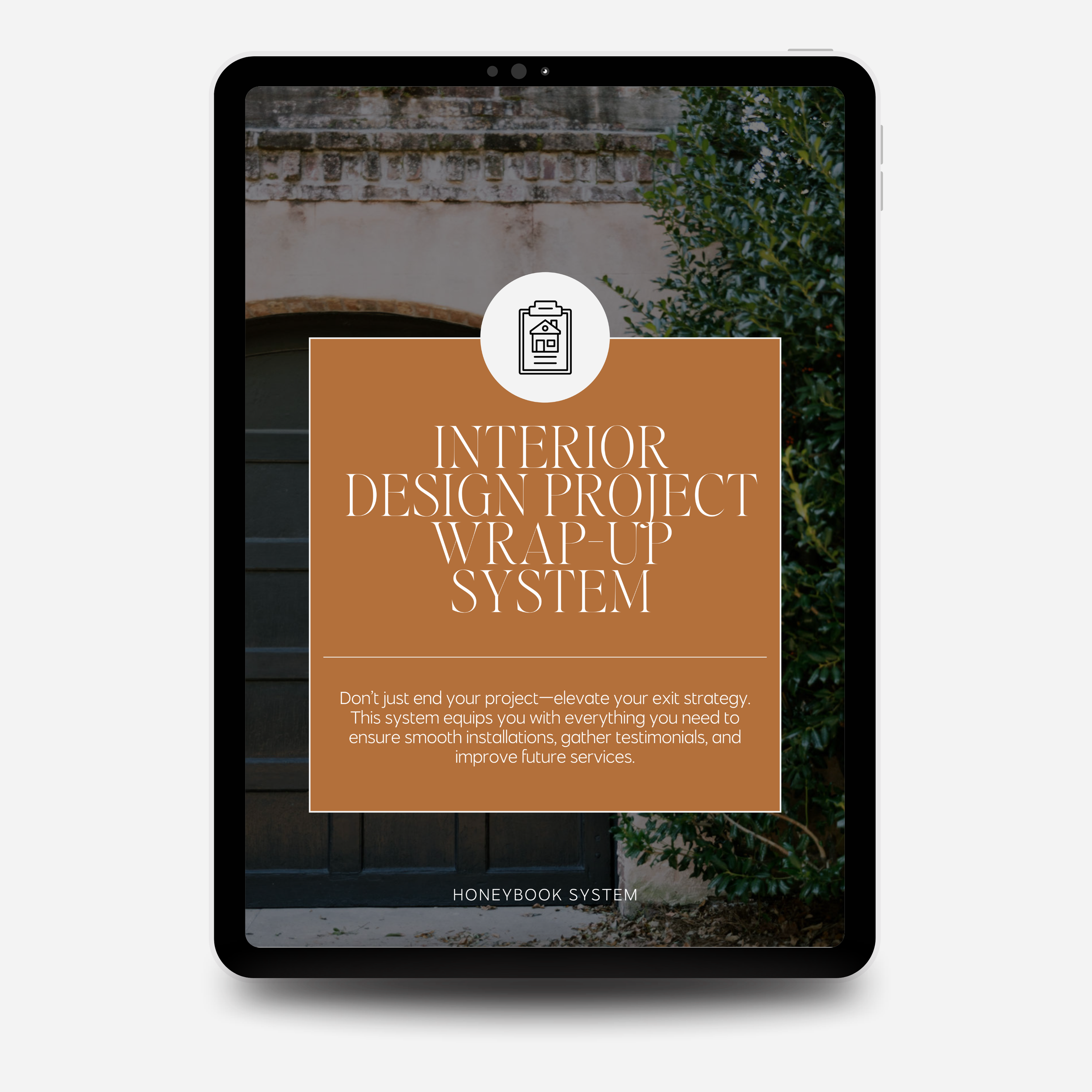 Interior Design Project Wrap-Up System