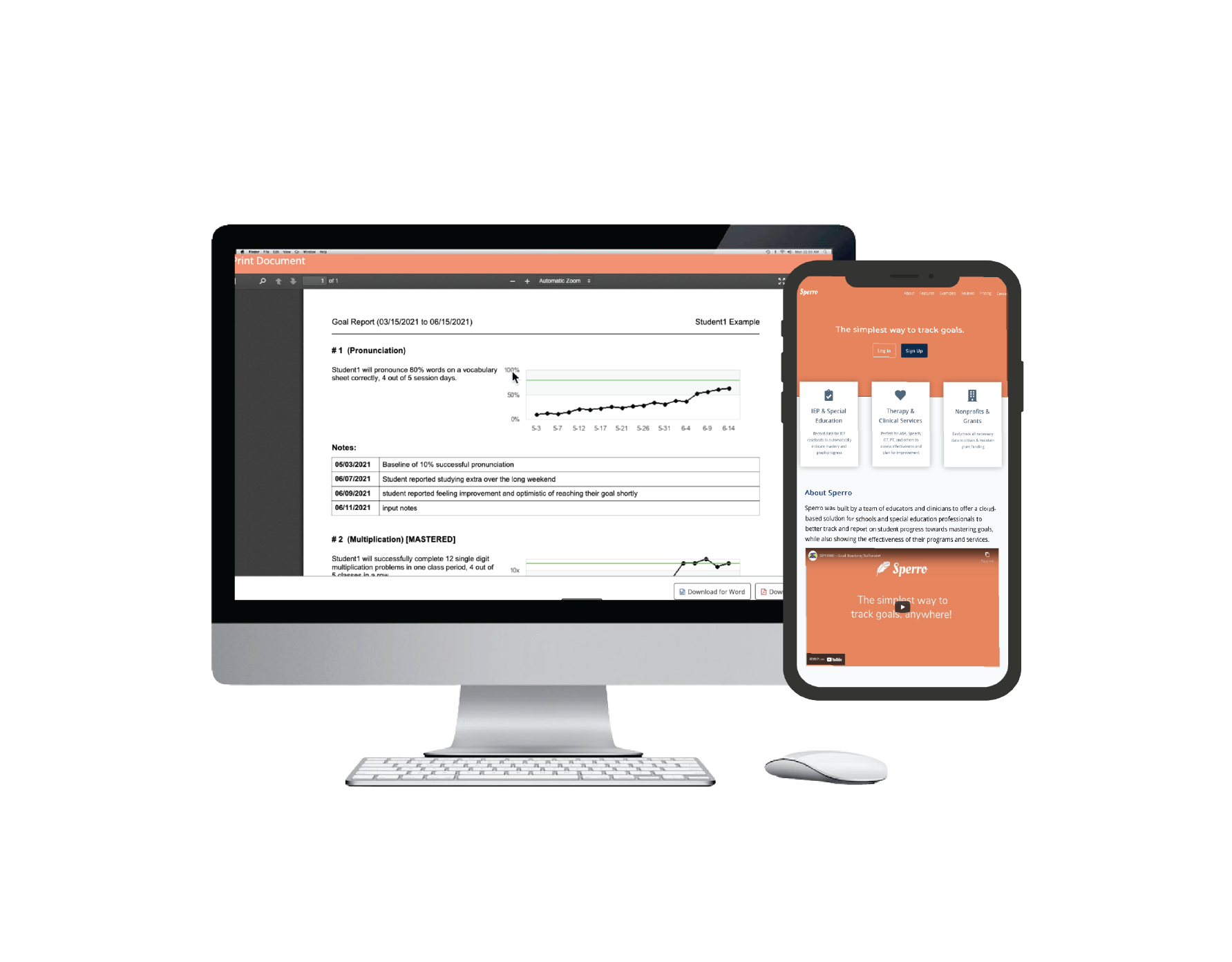 IEP and Special Education data tracking system — Sperro