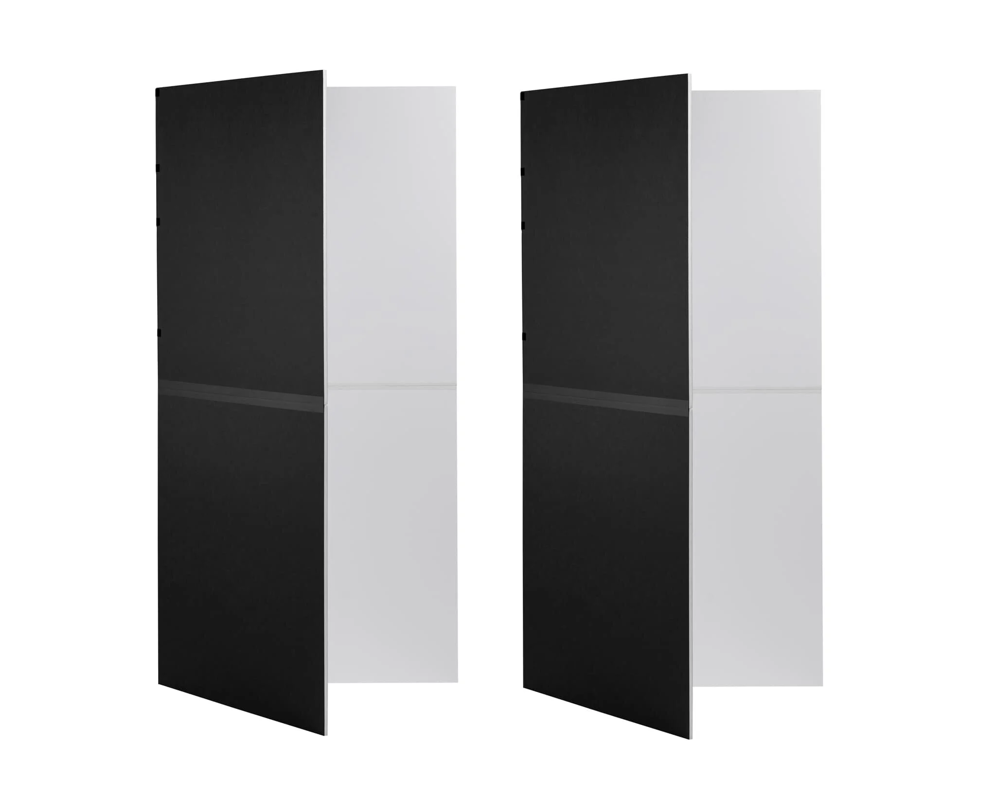 FOLDABLE V-FLAT (BLACK/WHITE) - SET OF 2
 - AVAILABLE AS AN ADD-ON - $10 each