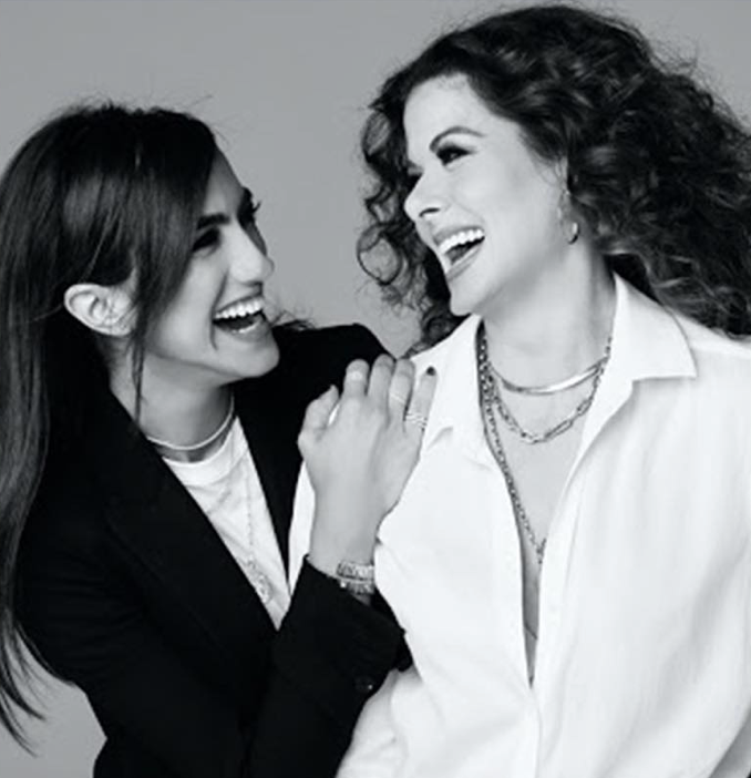 Debra Messing &amp; Mandana Dayani