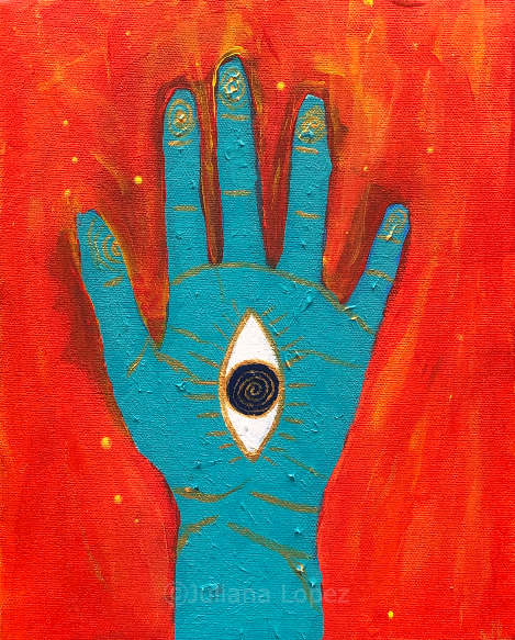 Mal Ojo
Acrylic
10 X 8 in