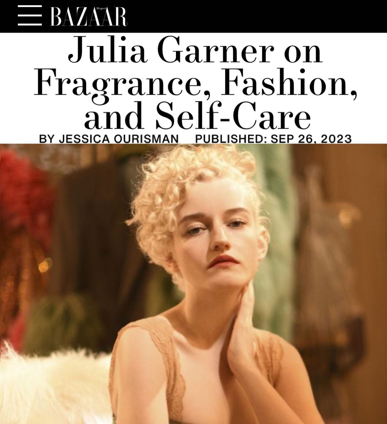 Actor @juliagarnerofficial is one of the faces of the @guccibeauty Guilty Elixir campaign.  She was beyond lovely and has &bull;excellent&bull; taste in facialists&hellip; (yes, @lordgmv, I am talking about you!)
.
Something about her talent makes he