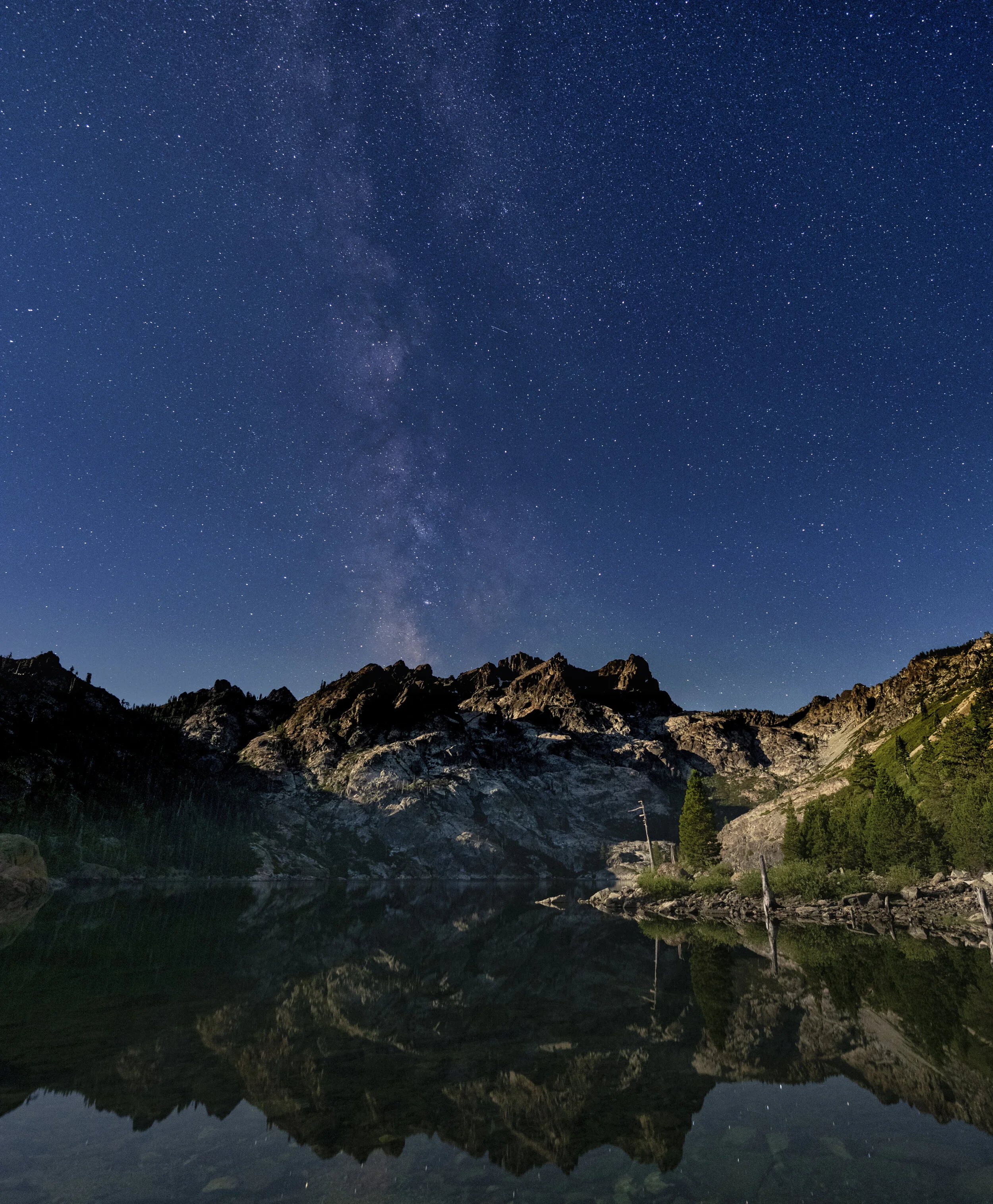Milky Way over the Sierra Buttes