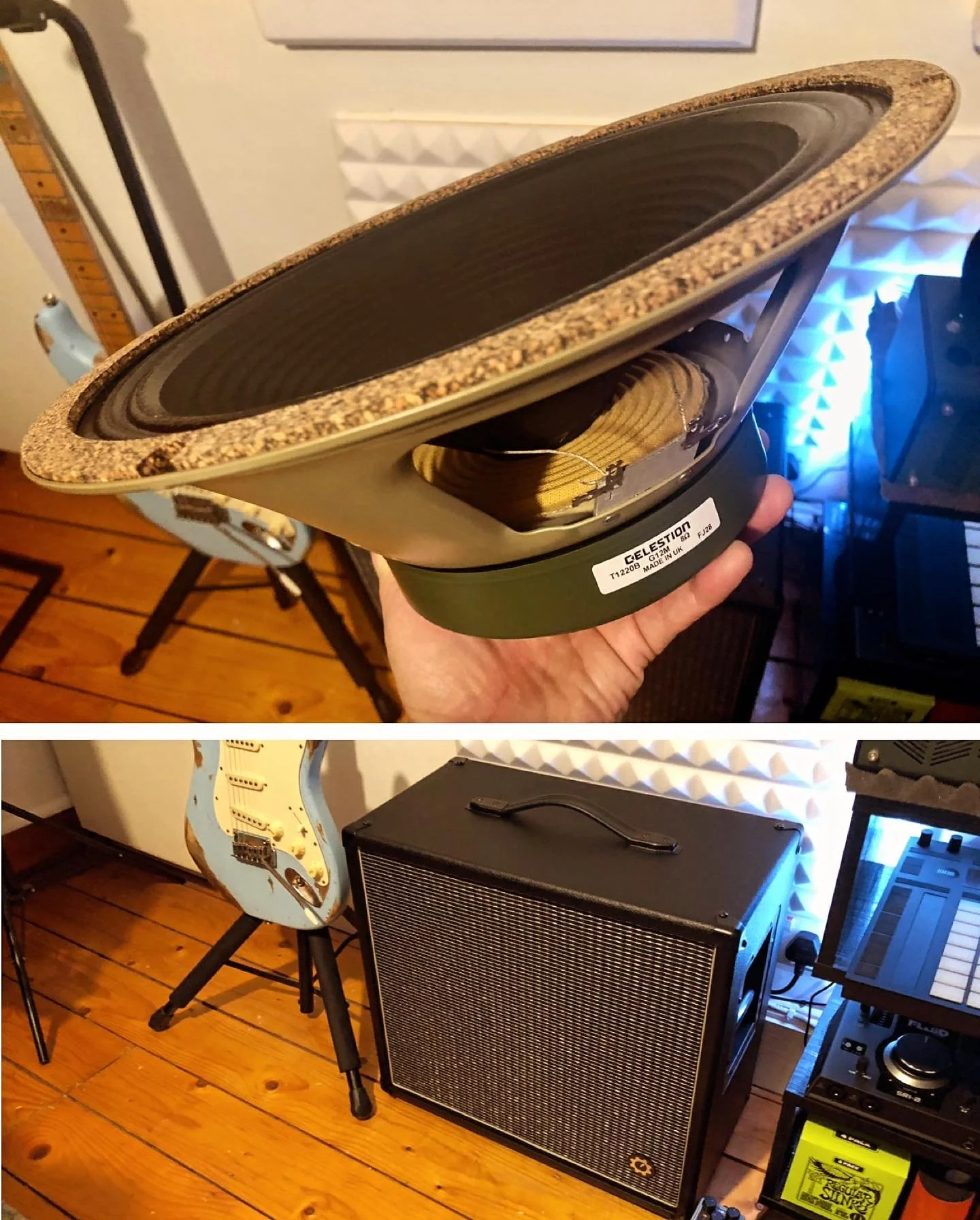 Very Excited To Try This Celestion Greenback On This Cabinet&hellip;.! Stay tuned I let you know how it goes and if it is a great match I will make a Video Review to share with you guys&hellip;.