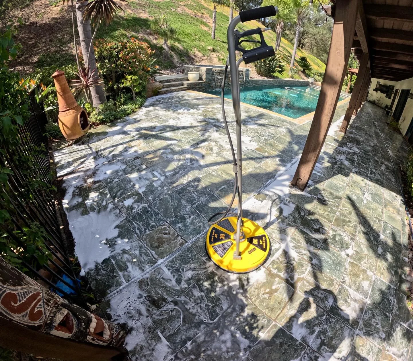 This Escondido property got the full works package&mdash;big difference all around.

Over 2,800 sq. ft. of turf cleaned, sanitized, and deodorized&mdash;and we got the putting green rolling nice again ⛳️

We also cleaned thousands of square feet of c