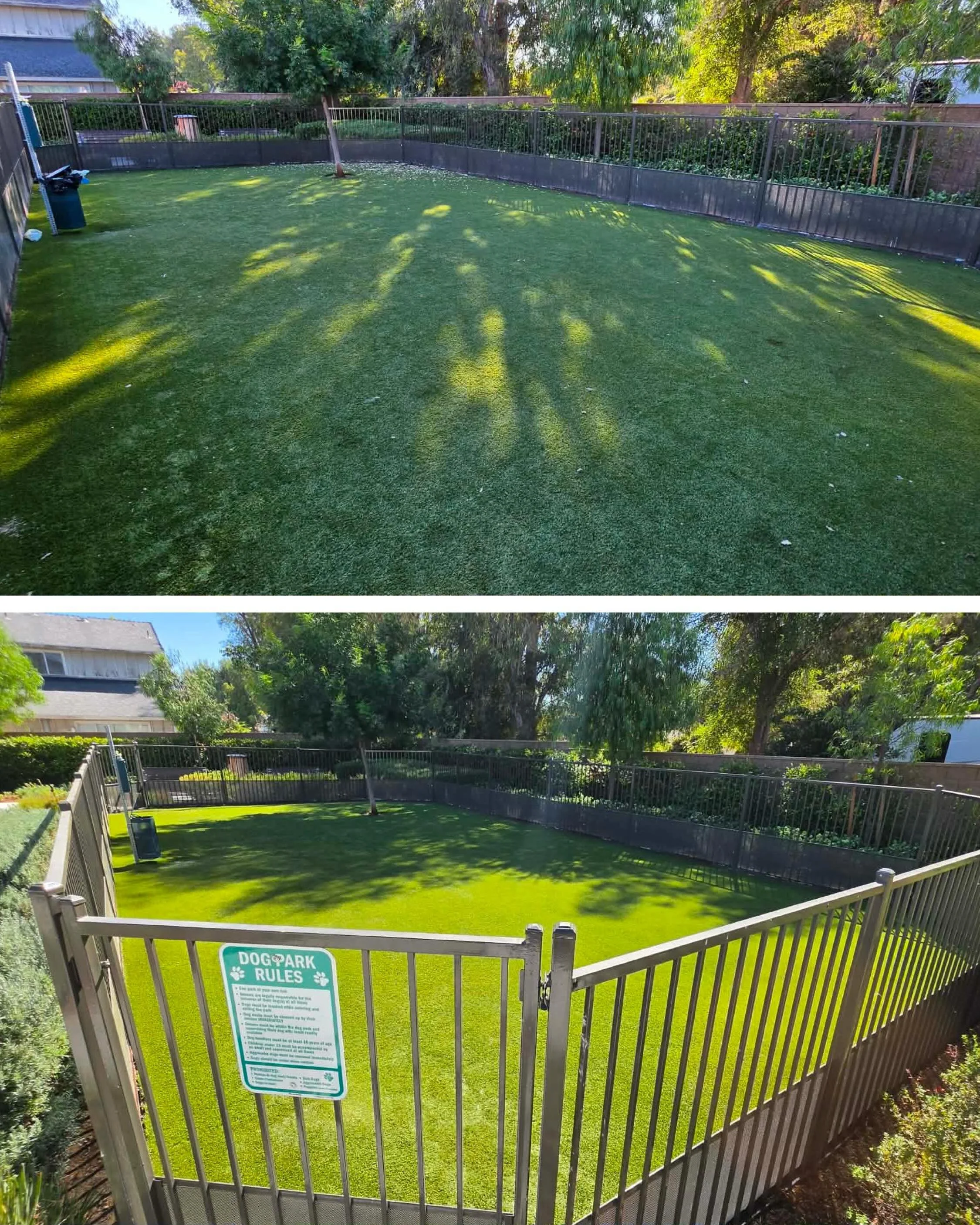 Another commercial client&rsquo;s dog park 🐕 and playground 🛝 cleaned up in Murrieta, CA.

The dog park got a serious deep clean. We brought in our professional trailer-mounted equipment to thoroughly clean and sanitize the turf, followed by our pe
