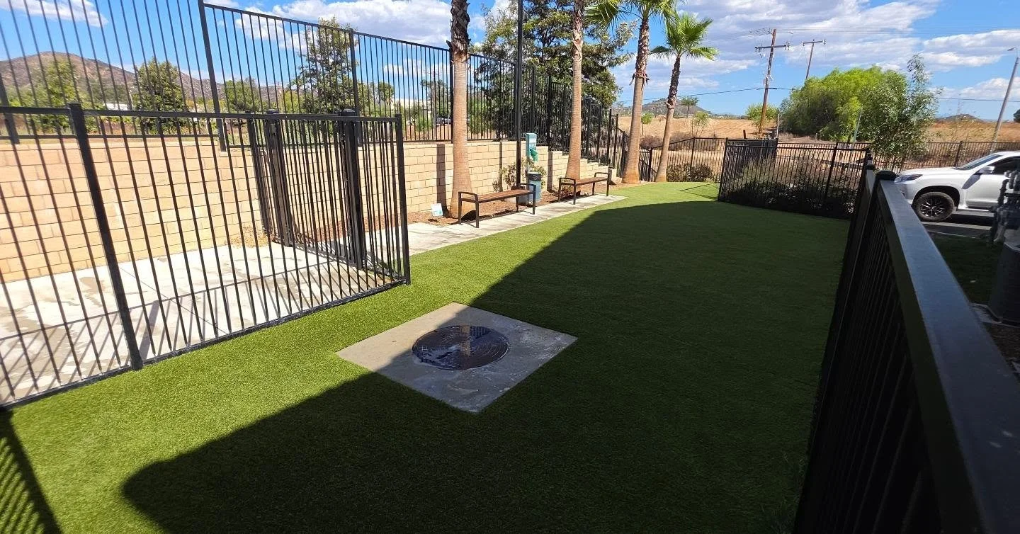 For this commercial Townhome property in Wildomar, CA, we fully cleaned and sanitized around 1,000 sq. ft. of artificial turf, including a full machine cleaning to remove debris and refresh the surface.

The playground area was also fully scrubbed an