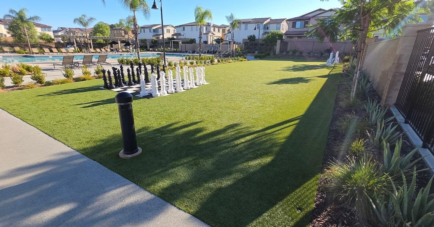 Another commercial project completed by Total Turf Care!

This community had over 5,000 sq. ft. of artificial turf spread across multiple areas, including the pool area and community dog park. We completed full machine cleaning and pet odor removal/s