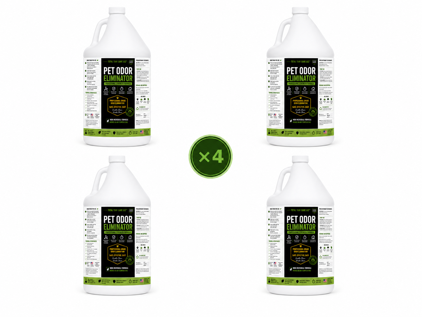 Total Turf Care™ Pro Formula | Temperature Stable | Fresh Scent | 4 Gallon