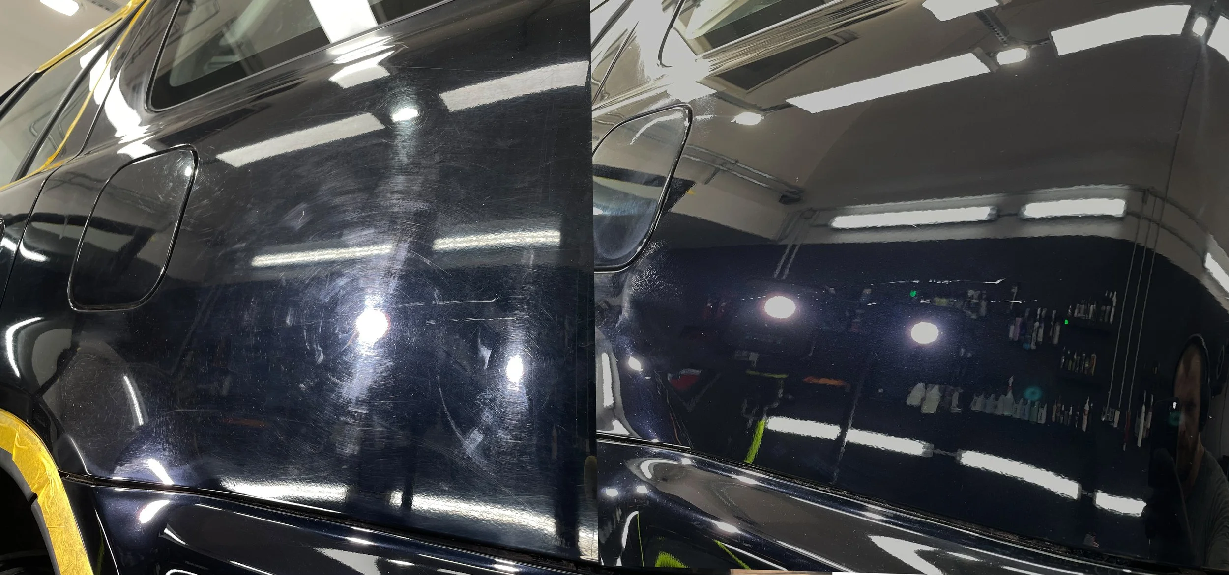 mehrstufige Lackkorrektur