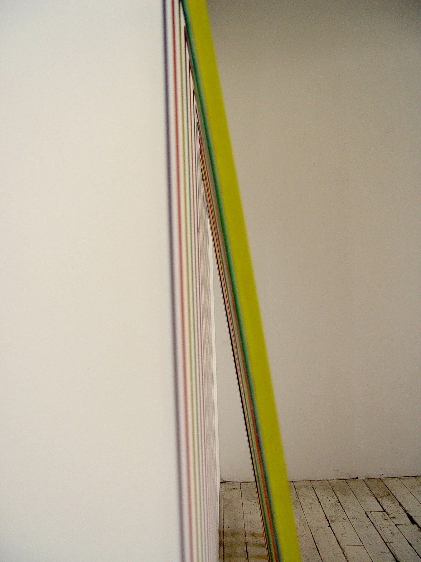 Six (detail), 2008 
acrylic on wood 
48 x 78 x 1/2 inches 
Exhibited in Lobby @ 130 West 42nd Street, New York, NY.