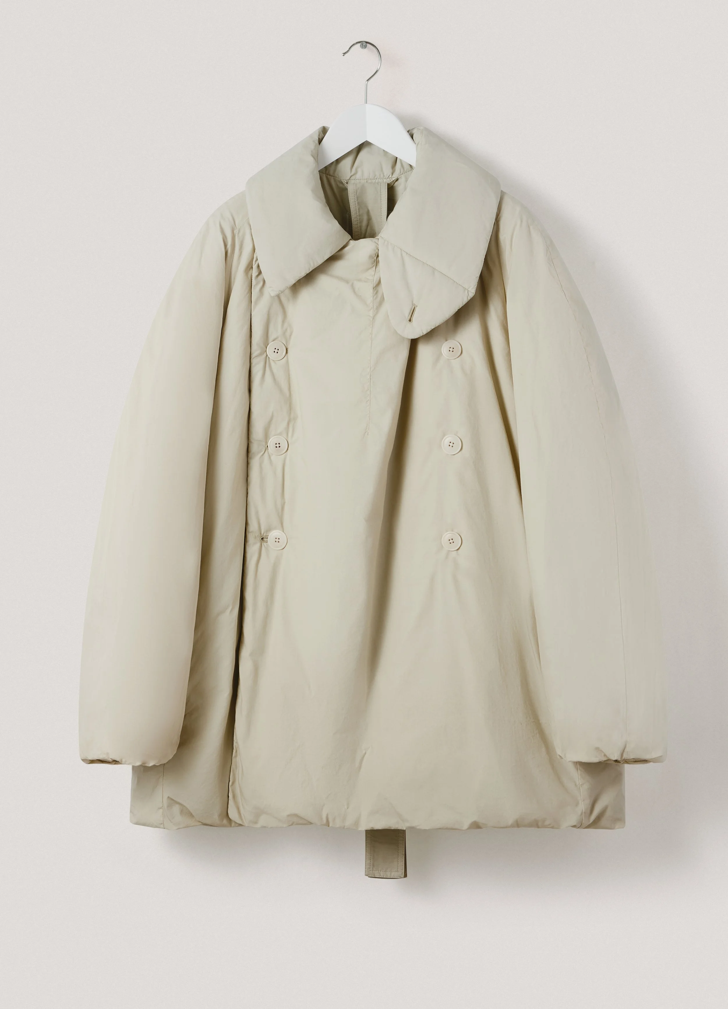 Lemaire Wadded Short Trench Coat in 