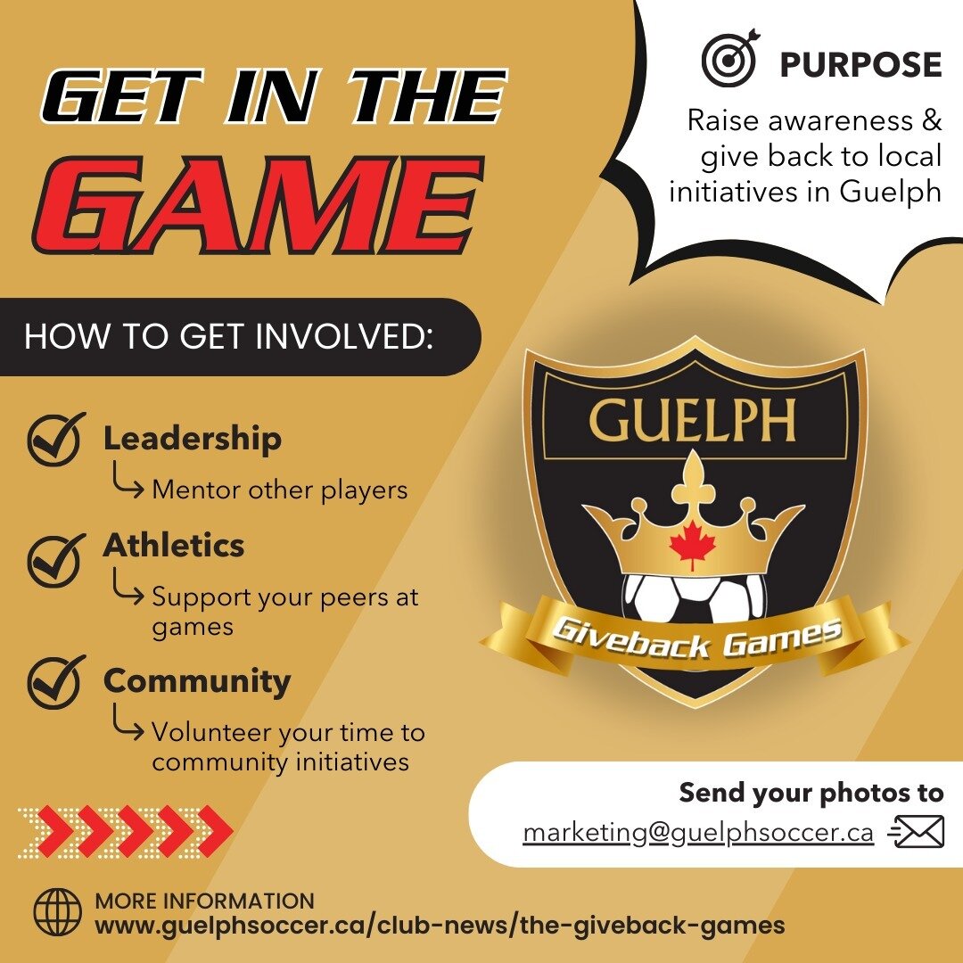 We are proud to share that we recently launched an initiative called the Giveback Games! It is designed to promote the continual efforts to give back to our community and raise awareness of community initiatives to grow our athletes on and off the fi