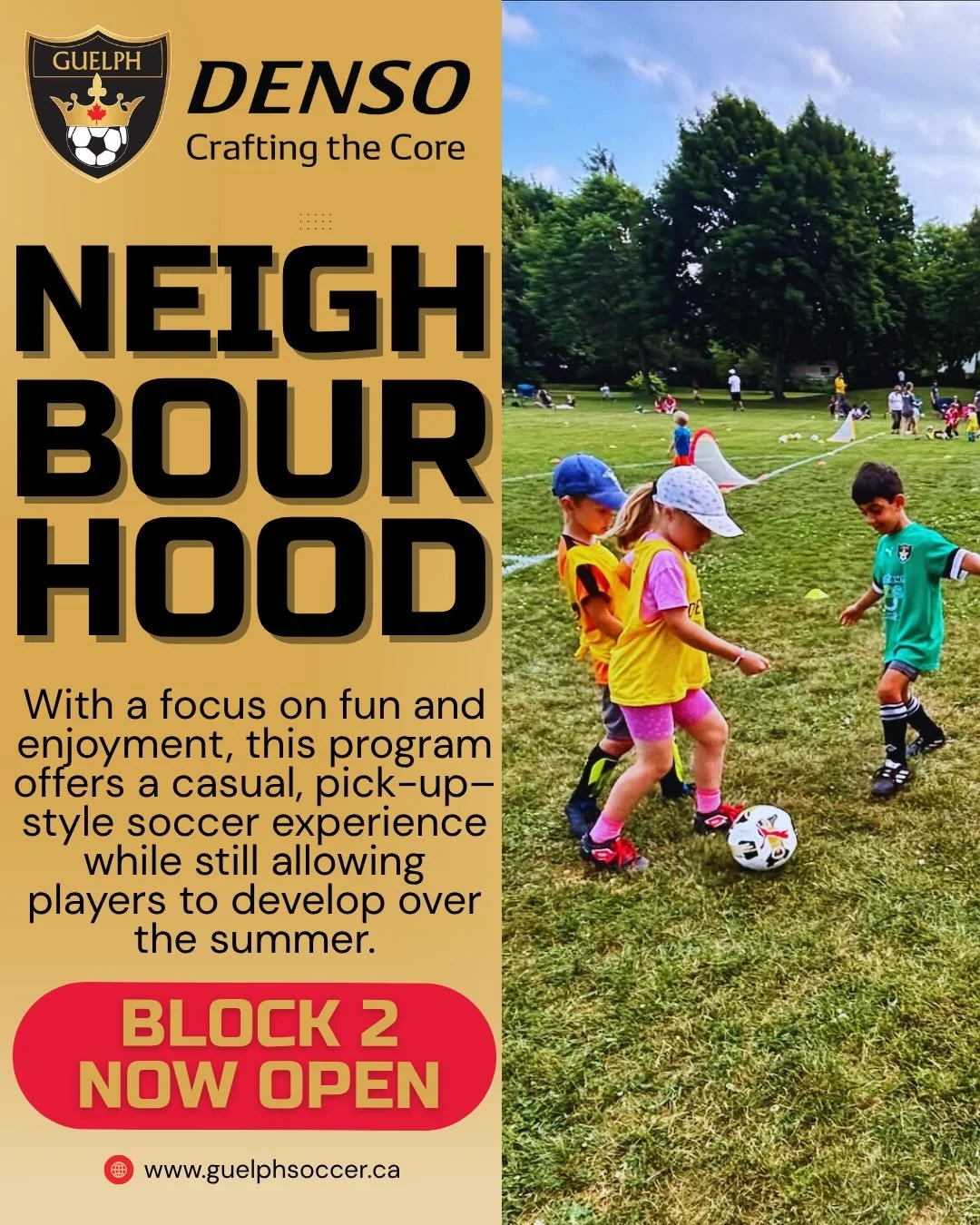 EXCITING NEWS! 🎉⚽️

Block 2 of our Neighborhood and Junior Gryphons Soccer School programs is NOW OPEN‼️

More soccer, more development, and more fun! Whether you&rsquo;re continuing from block 1 or joining us for the first time, we&rsquo;re excited