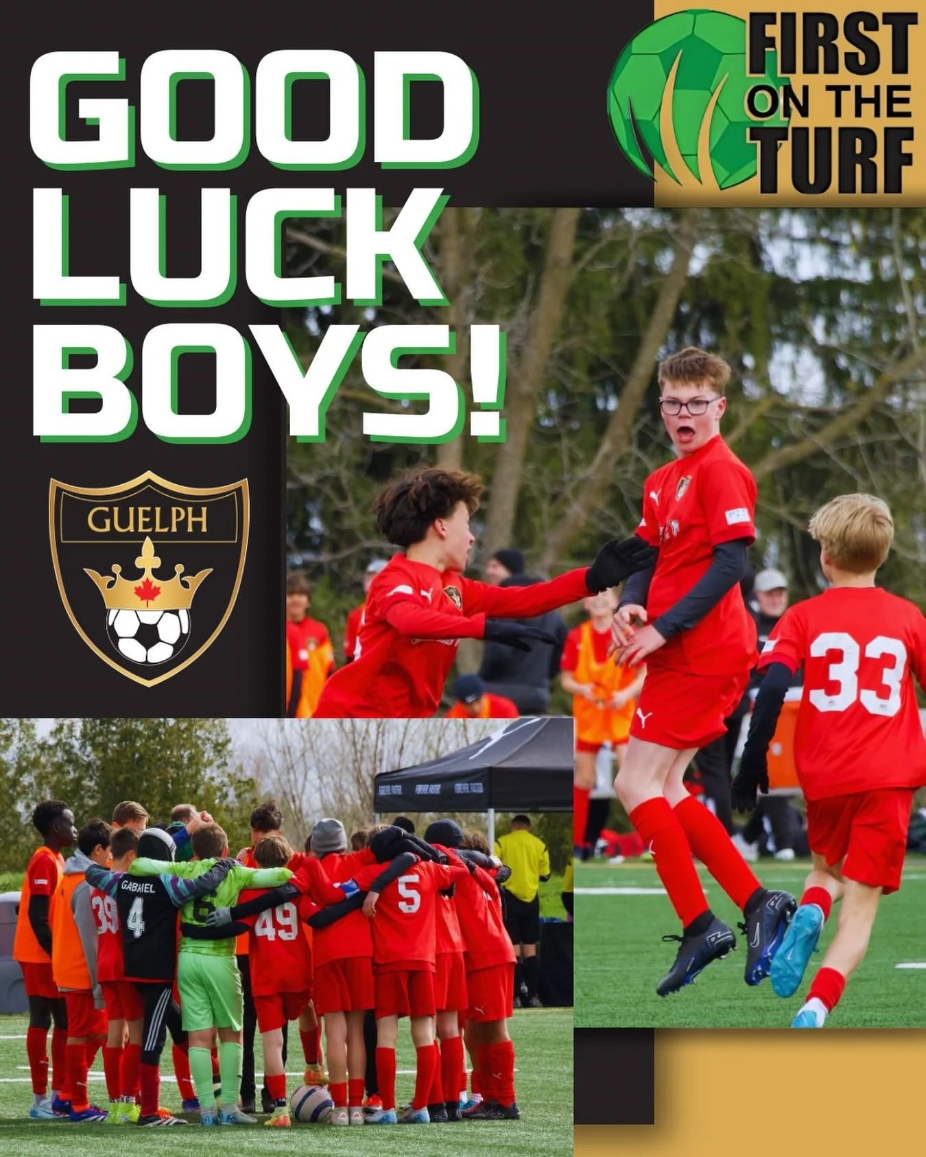 Today&rsquo;s the day ⚽💥
 
We&rsquo;re excited to kick off Boys Weekend at First on the Turf and welcome teams from near and far for an amazing weekend of soccer.
 
Good luck to all teams competing!!! We look forward to seeing the skill, teamwork, a