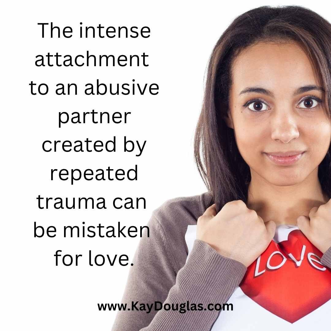 A trauma bond can be set up when an abusive, narcissistic partner uses a pattern of changing from being nice to being nasty. This pattern is destabilizing, and this can create a dependency on the approval and or love of the toxic person.

#narcissist