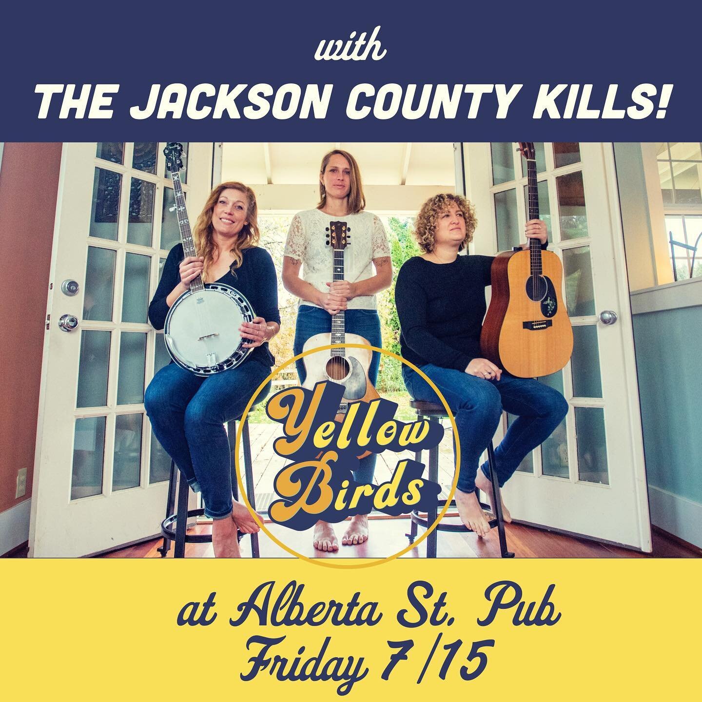 Join us this Friday at @albertastreetpub and stick around to rock out with the @thejacksoncountykills!