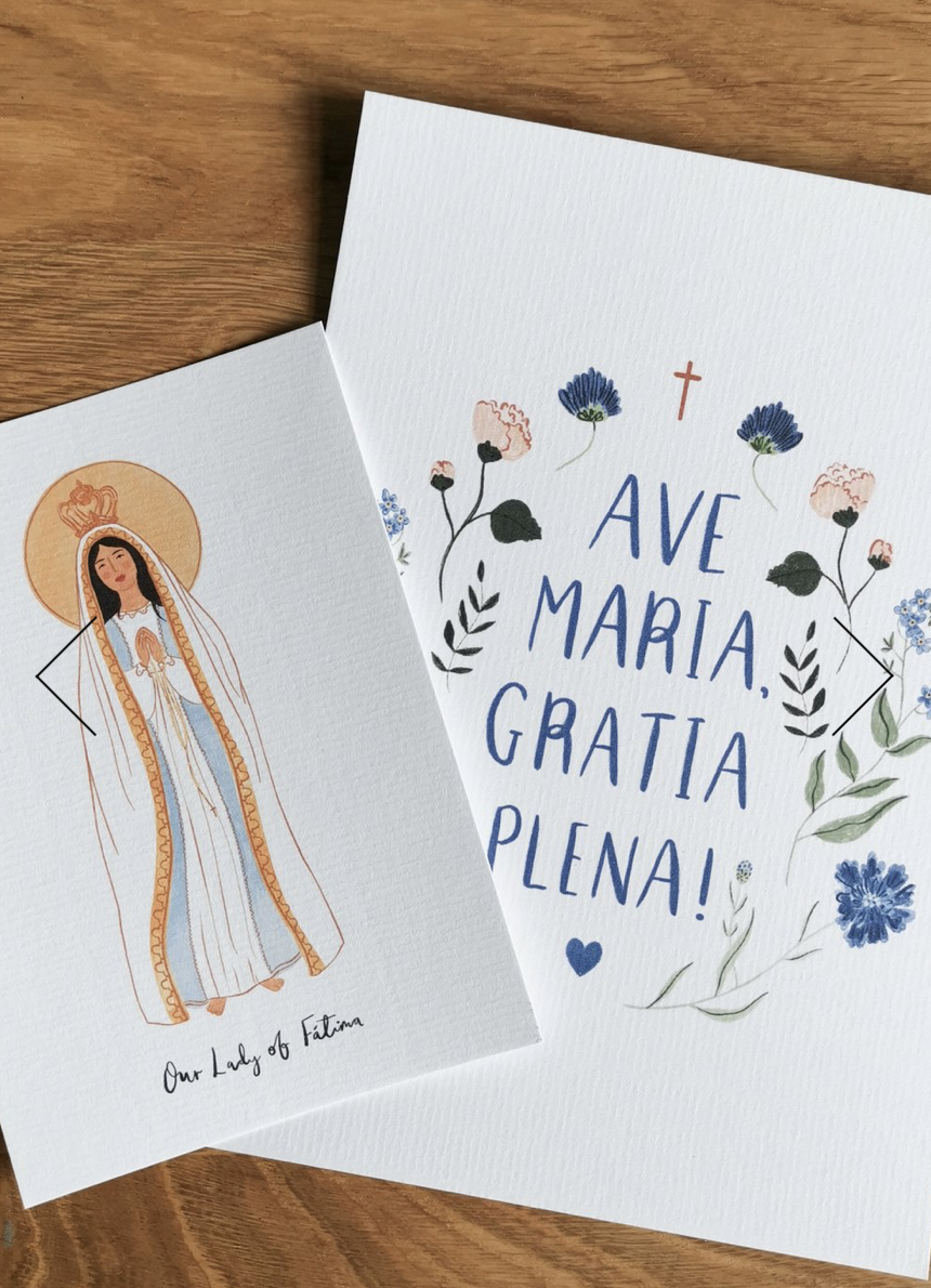 OUR LADY OF FÁTIMA A6 PRINT