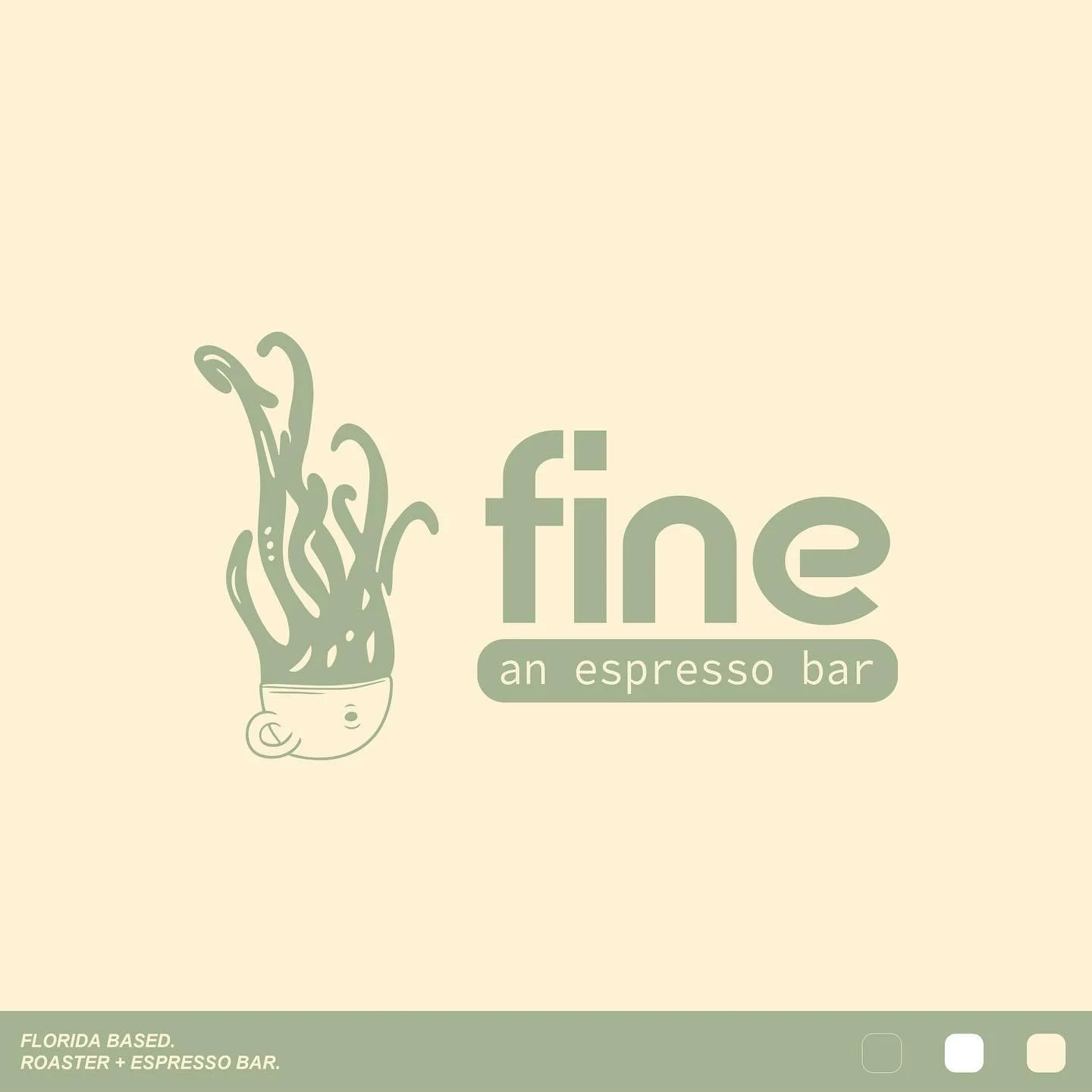 Brand work for @fine.espressobar