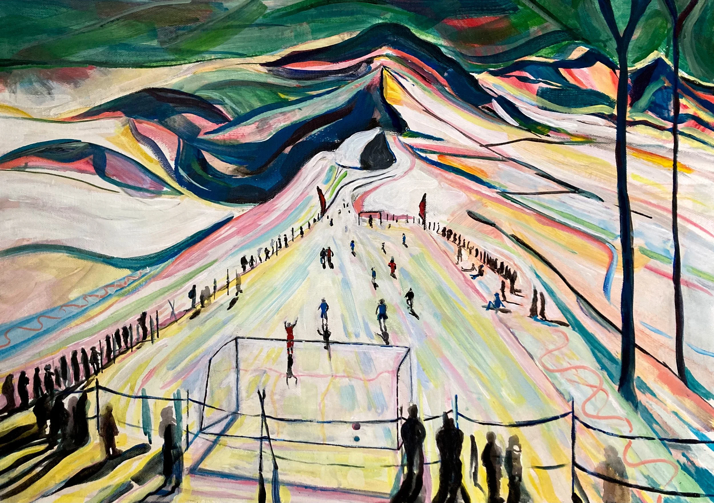 Chloe Scott Moncrieff - Back of the net, in the mountains.jpg