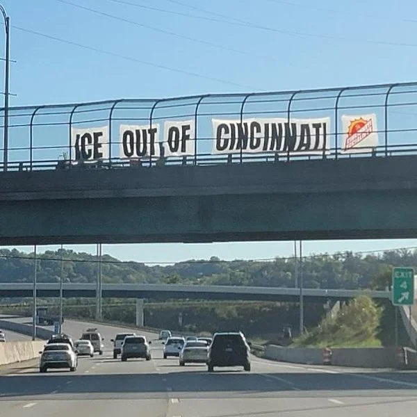 The people of Cincinnati will not rest until ICE is out of our community, out of our state, and out of this country! ABOLISH ICE. FUCK CINCINNATI POLICE DEPARTMENT. SHAME ON OUR CITY OFFICIALS FOR ALLOWING FASCISTS TO ABDUCT OUR FRIENDS AND FAMILIES.
