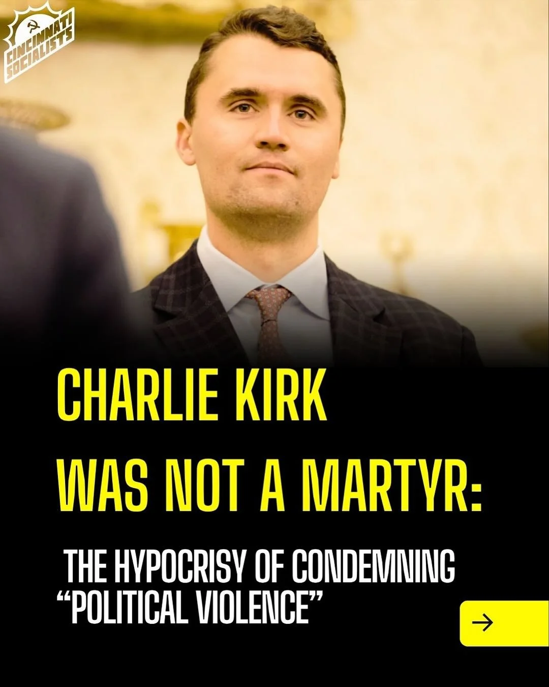 The capitalist ruling class is waging a war of political violence every day across the US and across the globe. Those who dare to fight against capitalism will be deemed terrorists. We did not choose this path; the bourgeoisie chose it for us. The so