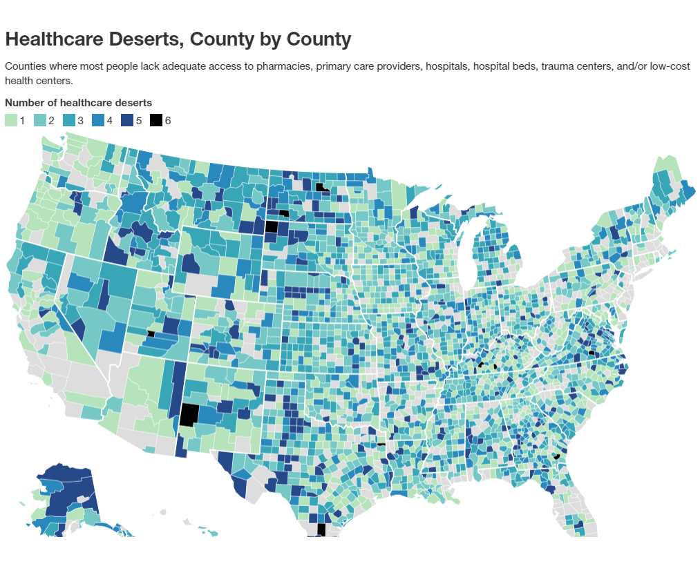 Manufactured Healthcare Deserts