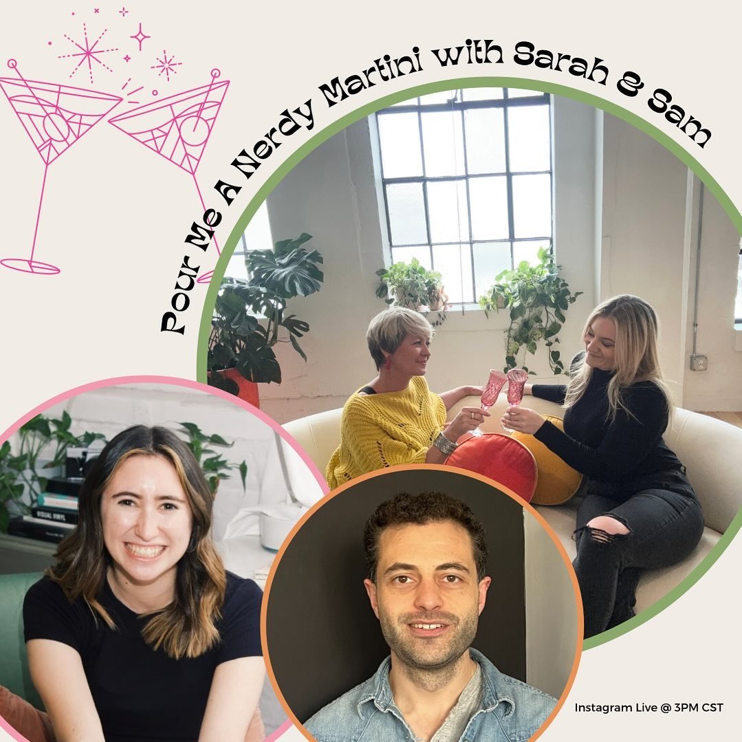 With Squarespace Circle Day registration right around the corner, what better duo to join us on #NerdyMartini this week than Sarah &amp; Sam?! 🥳🎉

Are you a circle member? If not, we HIGHLY recommend starting those three websites to join this amazi