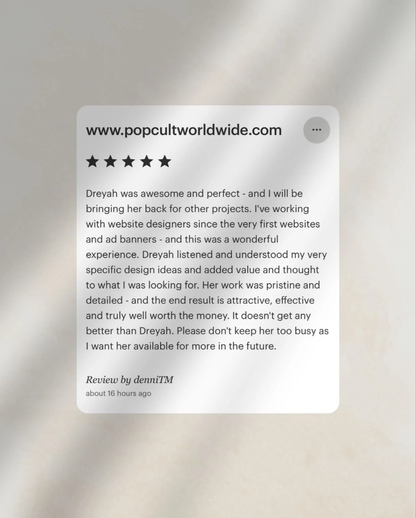 Working with @wearethepopcult was so much fun &mdash; the collaboration + brainstorms are my favorite part of every project!

Thank you for the kind words, Dennis! 🙂

#wearethepopcult #popcult #squarespacedesigner #clientlove #squarespaceexpert #oma