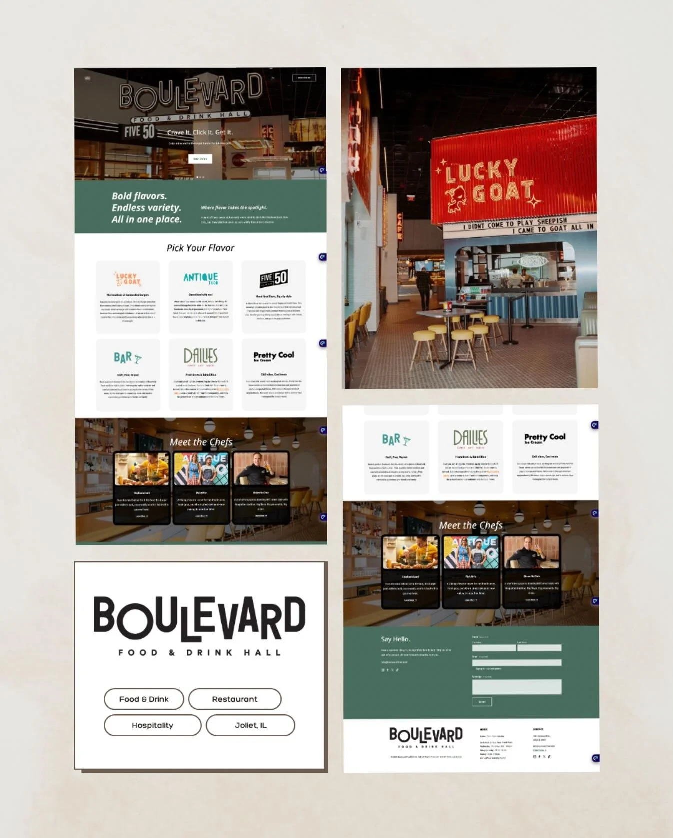 Chicago friends! 👋🏼

@boulevardjoliet is a new food and drink hall offering a variety of flavors by celebrity chefs!

Take a peek at their new website (boulevardfood.com) and go check them out!

#boulevardfoodanddrinkhall #chicagoplaces #restaurant