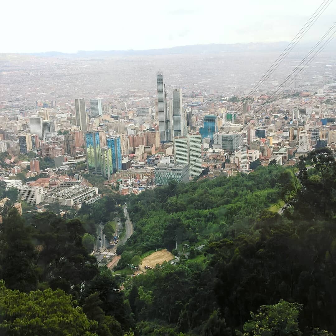 The best panoramas of Bogot&aacute; 🇨🇴, in rain, shine or even thunderstorms, are atop Monserrate. Not far from downtown, you can reach its summit about 2,000 feet above the city by funicular, cablecar or, for the intrepid, by hiking up (although y