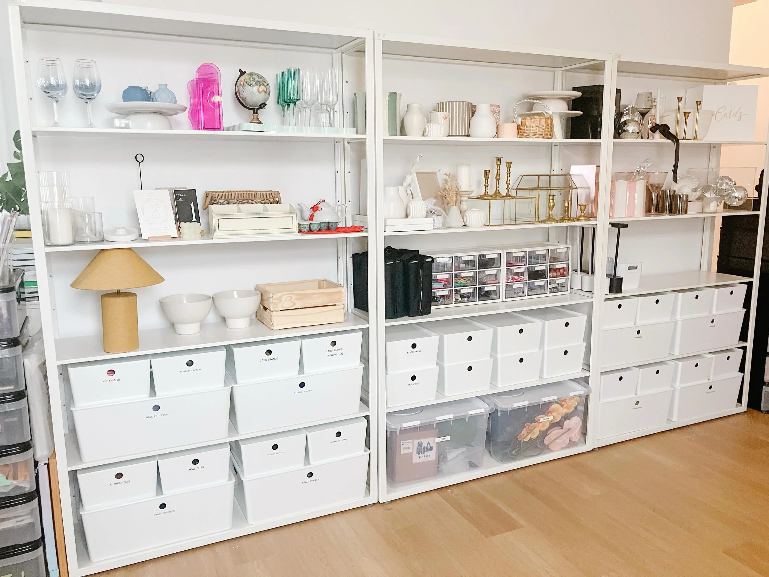 We absolutely love supporting fellow small business owners. ✨

For this project, we helped an amazing local wedding planner organize her supplies and inventory before the busy wedding season begins, creating a space that&rsquo;s functional, efficient