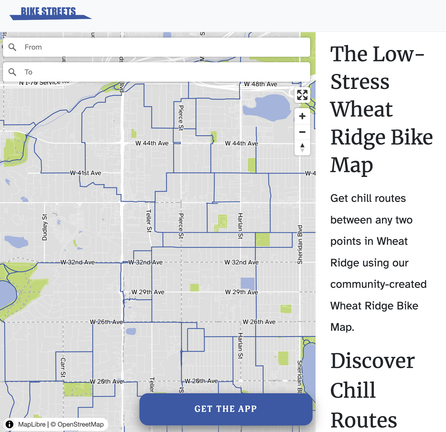 Low-Stress Bike Maps Now Available for Wheat Ridge!