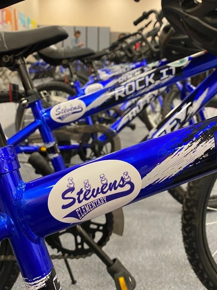 Build A Bike at Stevens Elementary