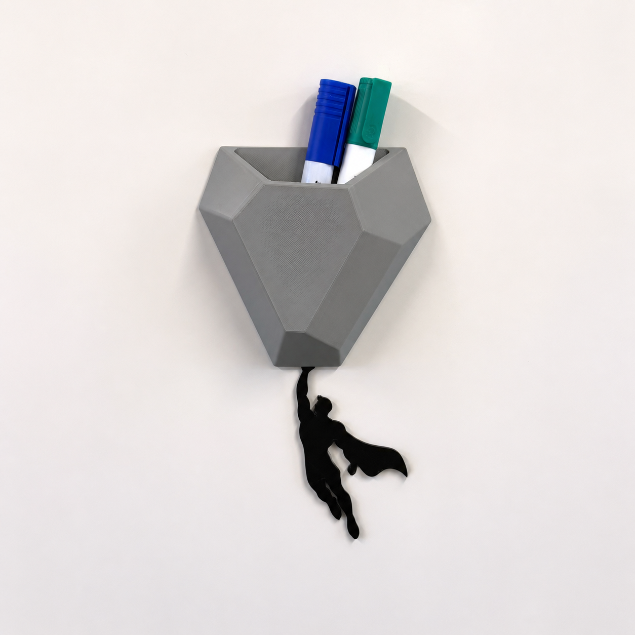Superman Magnetic Whiteboard Marker Holder