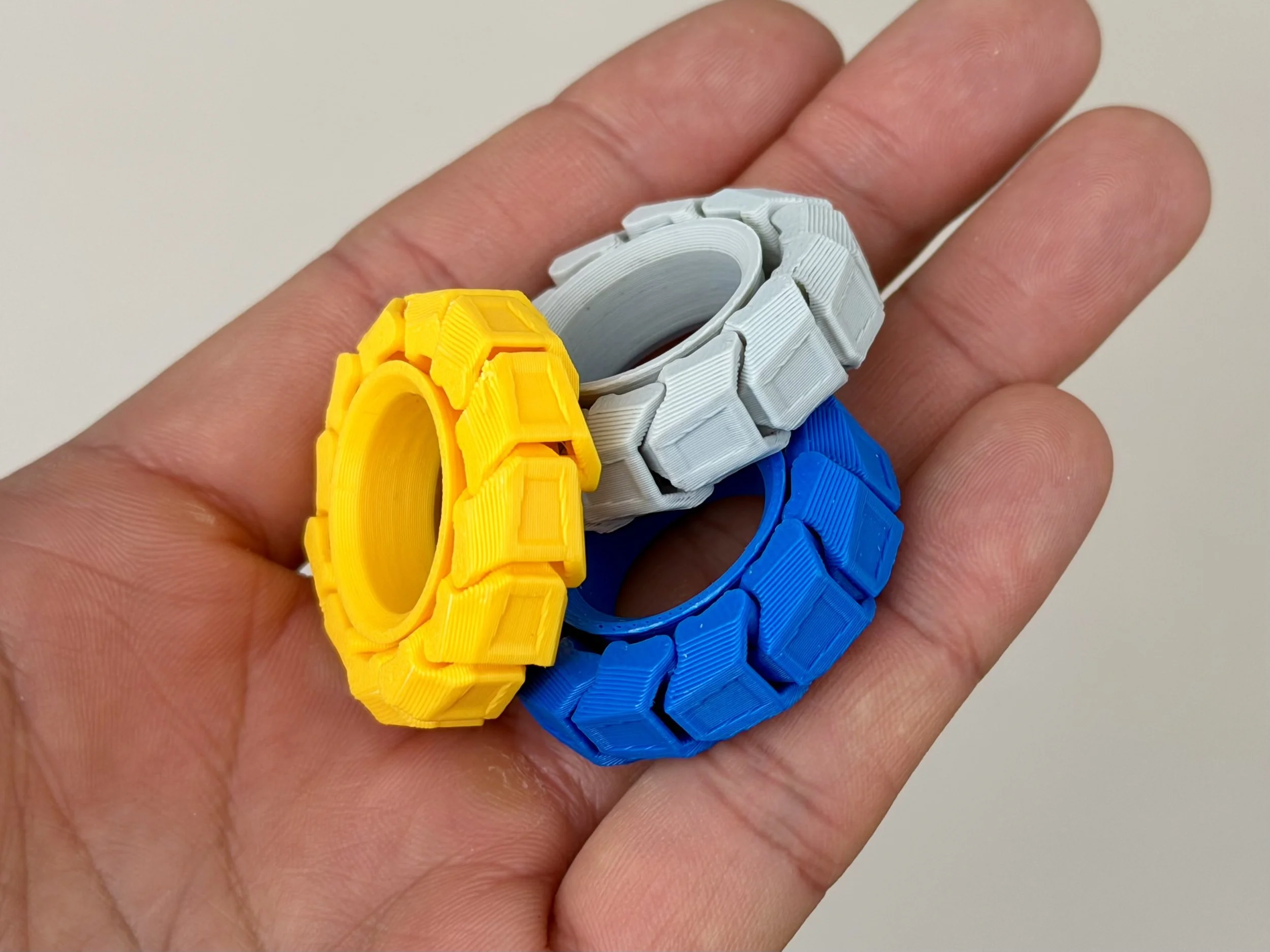 Print-in-Place Armour Spin Fidget Ring