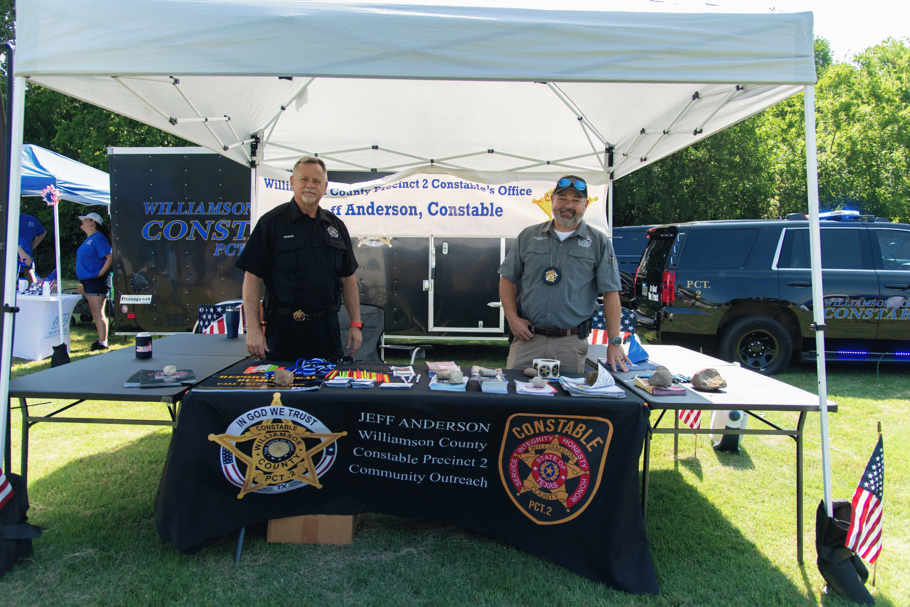 Williamson County Constable at Heroes Appreciation BBQ