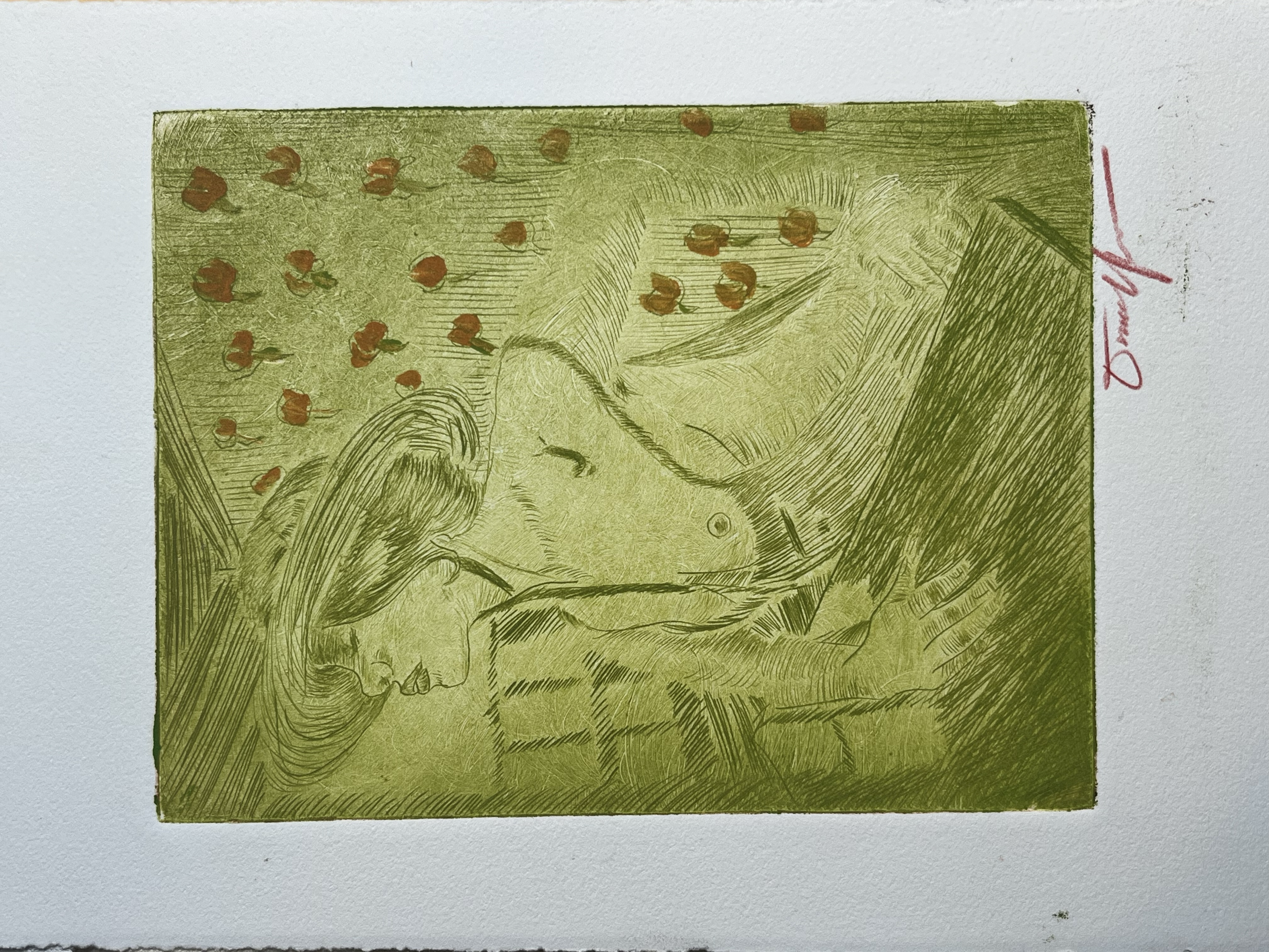 Etching Print #1 (Tulip)