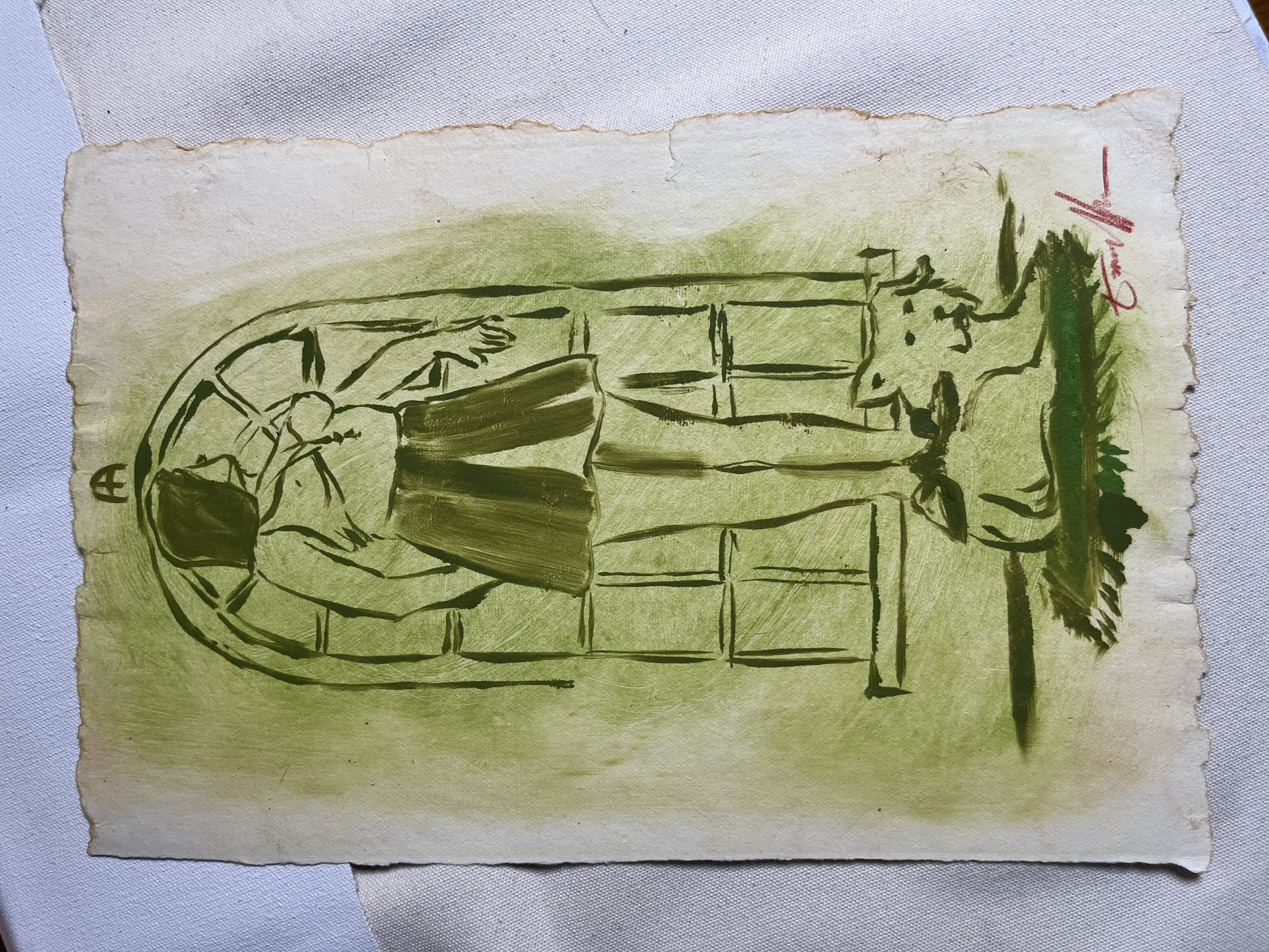 Mono Print #1 (Loyalty)