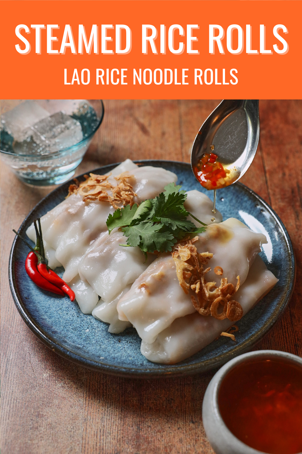 Lao Rice Noodle Rolls (Steamed Rice Rolls with Pork Filling) - Saeng's ...