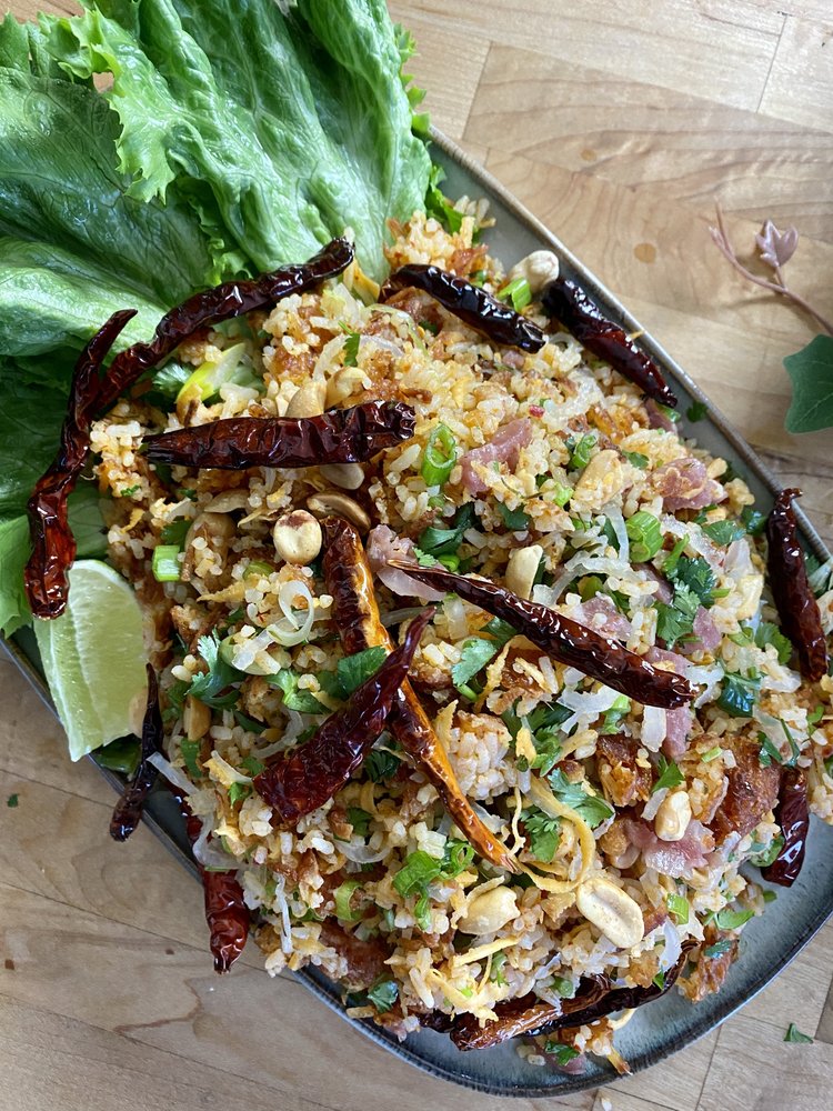 The Best Nam Khao Recipe - Saeng's Kitchen