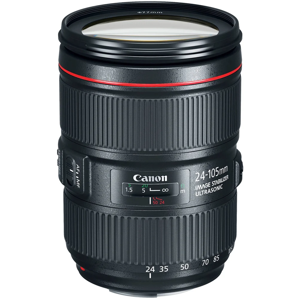Canon 24-105mm レンズ Canon 24-105mm f/4 II L-Series Lens — Greenwood Cinema Rentals