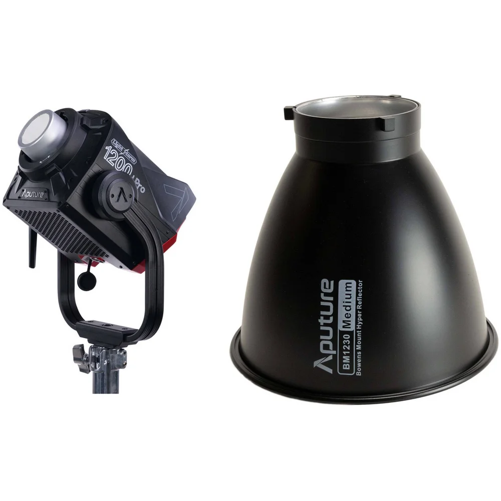Aputure 1200D PRO LED Light + Hyper Reflectors KIT — Greenwood