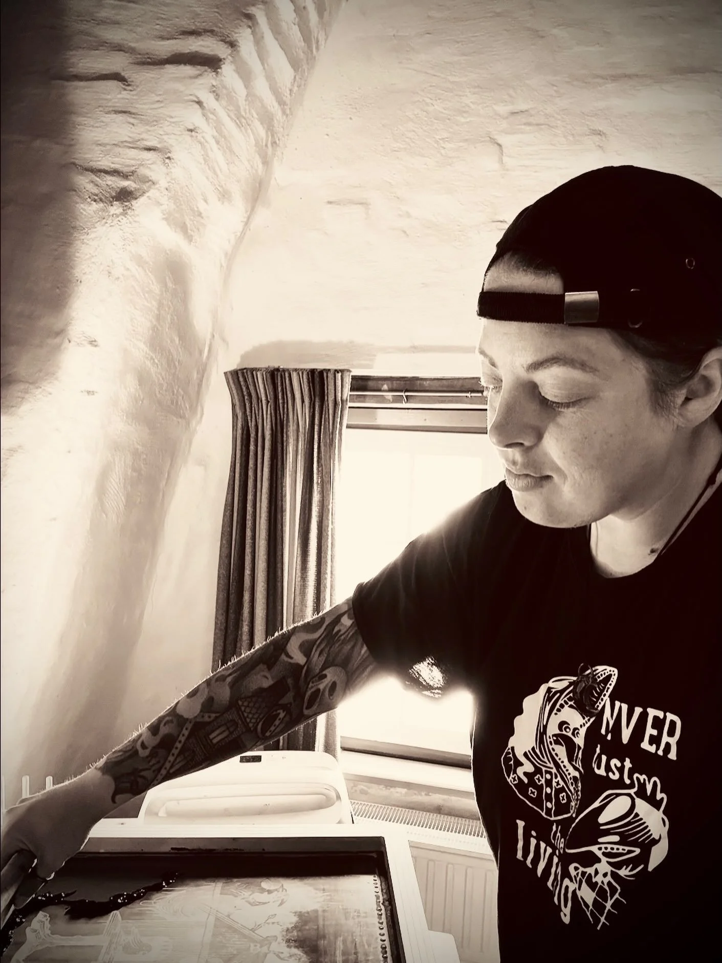 When art is life and life is art 💜 #screenprinting #screenprintartist #screenprintart #shirtprinting